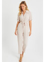 Cool & Sexy Women's Jumpsuit Vanilla Q985