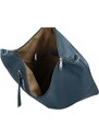 Coveri Trendy dámská koženková crossbody kabelka Tabira, džínově modrá