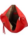 Coveri Trendy dámská koženková crossbody kabelka Tabira, červená