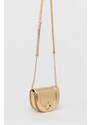 Kožená kabelka Pinko zlatá barva, 101969.A1JG