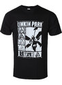 Tričko metal pánské Linkin Park - Logos Rectangle - ROCK OFF - LPTS18MB