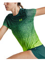 Dámské kraťasy Under Armour Rush Cicada Shortsleeve Green