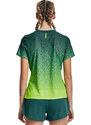 Dámské kraťasy Under Armour Rush Cicada Shortsleeve Green