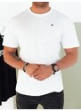 Dstreet Trendy bílé pánské tričko