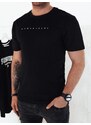 Dstreet Originální černé tričko s nápisem