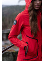 Nordblanc Červený dámský lehký softshellový kabát HEAVENLY