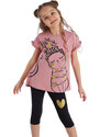 mshb&g Love Cat Girl Child T-shirt Tights Set