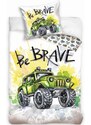 TipTrade (CZ) Bavlněné ložní povlečení Jeep - Be Brave - 100% bavlna Renforcé - 70 x 90 cm + 140 x 200 cm