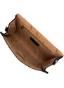 Dámská kabelka z hladké ekologické kůže s přezkou s krystaly Wittchen, černá, ekologická kůže