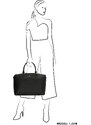 Charm London dámská shopper kabelka 18020 - černá