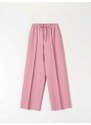 Sinsay - Kalhoty wide leg - růžová