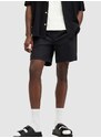 Plavkové šortky AllSaints WARDEN SWIMSHORT pánské, černá barva, M011WA