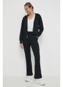 Tréninkové kalhoty Calvin Klein Performance černá barva, hladké
