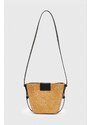 Kabelka AllSaints EBRO STRAW CROSSBODY žlutá barva, WB581Y