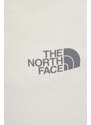 Bavlněné tepláky The North Face béžová barva, s potiskem, NF0A87DMQLI1