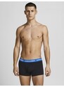 JACK & JONES Boxerky 'Chuey' nebeská modř / nefritová / černá / bílá