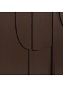 Hoorns Tmavě hnědá dřevěná komoda Atrey 80 x 43 cm