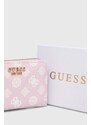 Peněženka Guess LAUREL růžová barva, SWPG85 00400