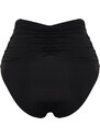 Trendyol Black Plain Recovery High Waist Regular Bikini Bottom