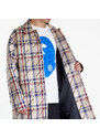 Pánská bunda A BATHING APE Logo Check Pattern Long Coat Beige