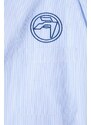 Bavlněná košile AMBUSH Emblem Striped S/S Shirt relaxed, s klasickým límcem, BMGG001S24FAB