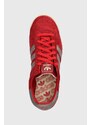 Kožené sneakers boty adidas Originals GUAM vínová barva, IG6182