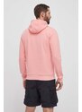 Mikina adidas pánská, růžová barva, s kapucí, s aplikací, IS9597