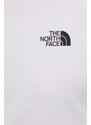 Bavlněné tričko The North Face bílá barva, s potiskem, NF0A87NUFN41