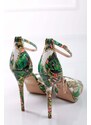 Aldo Vícebarevné vzorované sandály na tenkém podpatku Prisilla