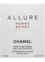 Chanel Allure Homme Sport - Refillable toaletní voda pro muže 3 x 20 ml