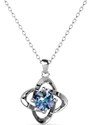 Royal Fashion stříbrný pozlacený náhrdelník Alexandrit DGPS0055-WG