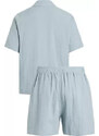 Spodní prádlo Pánské pyžamo S/S SHORT SET 000NM2589ECYA - Calvin Klein