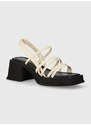 Kožené sandály Vagabond Shoemakers HENNIE béžová barva, 5337-101-02