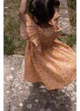 Dívčí šaty Konges Sløjd červená barva, mini
