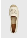 Espadrilky Lauren Ralph Lauren Cameryn béžová barva, 802920405006