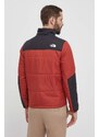 Bunda The North Face GOSEI PUFFER pánská, červená barva, přechodná, NF0A8795POJ1