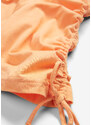 bonprix Pólo triko s podílem hedvábí Oranžová