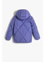 Koton Girl's Lilac Coat