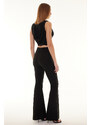 Trendyol Black Knitted Shiny Stone Trousers