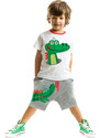 Denokids Crocodile Baggy Boy's T-shirt Shorts Set