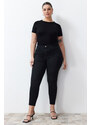 Trendyol Curve Black Slimming Effect Super High Waist Skinny Jeans