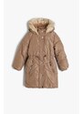 Koton Girls Beige Coat