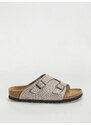 Birkenstock Zurich Suede Embossed Narrow (emboss dots stone coin)šedá