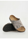 Birkenstock Zurich Suede Embossed Narrow (emboss dots stone coin)šedá