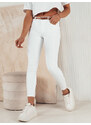 CLARET dámské džínové kalhoty bílé Dstreet