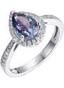Royal Exklusive Royal Fashion stříbrný pozlacený prsten Alexandrit DGRS0034-WG
