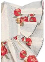 Dětské bavlněné šaty Konges Sløjd červená barva, mini
