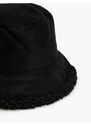 Koton Bucket Hat Plush Lined Double Sided