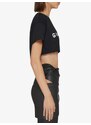 GIVENCHY Logo Black crop tričko