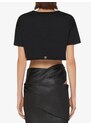 GIVENCHY Logo Black crop tričko